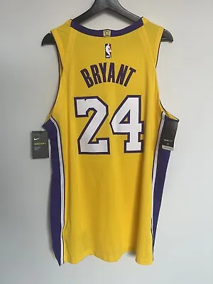 Nike AUTHENTIC Kobe Bryant Jersey Size 52 XL 2016 Icon • $550