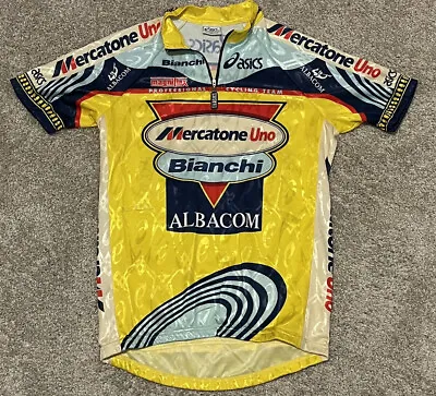 ASICS Pro Team MERCATONE UNO Cycling Kit Medium Jersey Large Bibs Albacom • $50