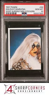 1997 Panini Wwf Superstars Stickers #59 Goldust-marlena Psa 10 X3833320-383 • $41.39
