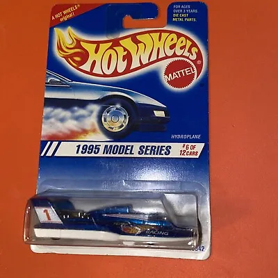 Hot Wheels 1995 Model Series HYDROPLANE  Blue Variant #6 • $1.50