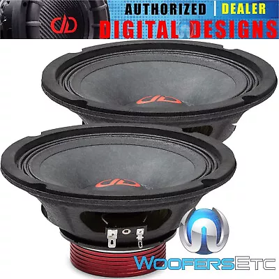 Dd Audio Vo-mn8 8  300w 4-ohm Midrange Car Motorcycle Neo Speakers Pair New • $209