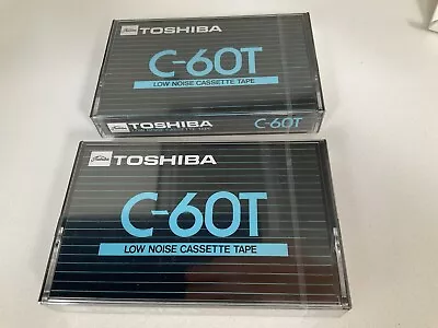 Toshiba C60t Cassette Tapes X 2 Bnip • £16