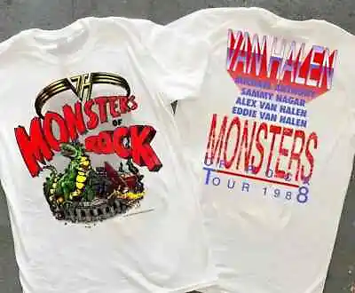 Monsters Of Rock Van Halen Concert Tour 1998 T-Shirt • $22.79