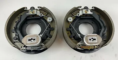 12-1/4 X 3-3/8 8000 Electric Trailer Backing Plate Brake Fits Dexter 8K Axle X 2 • $209.99