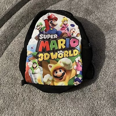 Super Mario Kids Pre School Age Backpack Used Vgc • £3