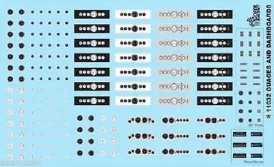 Gofer Racing 11032 1/24-1/25 Gauges & Dashboards Decals  • $11