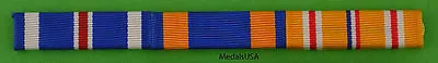 WWII US Army 3 Place Ribbon Bar DFC Air Medal  Asiatic Pacific Campaign WW2 3/8  • $13.95