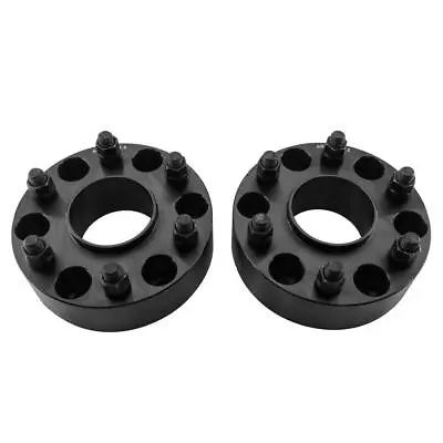 2pcs Black Hub Centric Wheel Spacers 6 Lug 2 Inch 6x5.5 For Chevrolet Suburban • $48.99