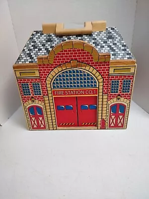 Melissa & Doug Fold & Go Fire Station Used #1847 • $50