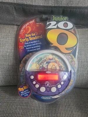 Junior 20 Questions Electronic Game Purple Radica 2006 Brand New Sealed Working • £19.99