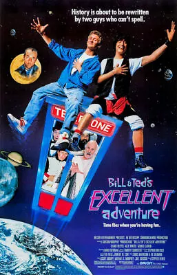 Bill & Ted - Excellent Adventure ( 11  X 17  ) Movie Collector's Poster Print  • $12.99