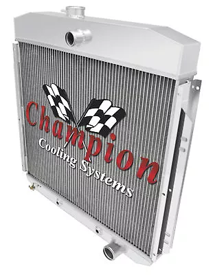 2 Row Kool Champion Radiator For 1957 58 59 1960 Ford F-100 Chevy Configuration • $205.34