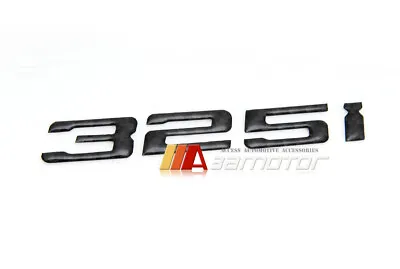 $16.20 • Buy Rear Trunk Lid Emblem Real Carbon Fiber Letters 325i Fit For BMW E36 E46 E90 E92