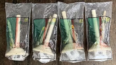 Vintage Christmas Window Single Plastic Wax Drip Candle Candolier Lot Of 4 NOS • $25.95