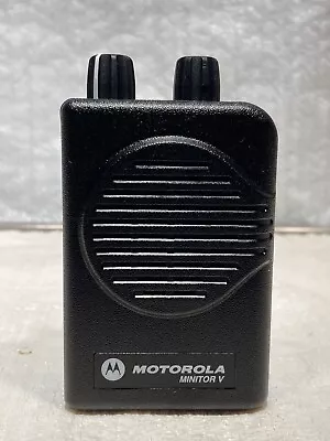 Motorola Minitor (5) V Pager VHF 151-158.9975MHz 2 CH Non-SV NEW BATTERY • $89