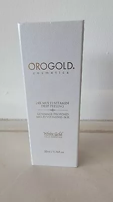 Orogold White Gold 24K Multi Vitamin Deep Peeling. 50ml / 1.76fl.oz • $67.50