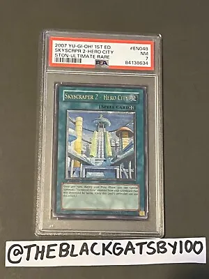 Psa 7 Skyscraper 2 - Hero City Ultimate Rare 1st Edition Ston-en048 • £49.99