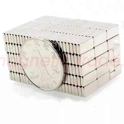 100pcs N50 Block 10*5*2mm Rare Earth Neodymium Permanent Super Strong Magnet • $8.99