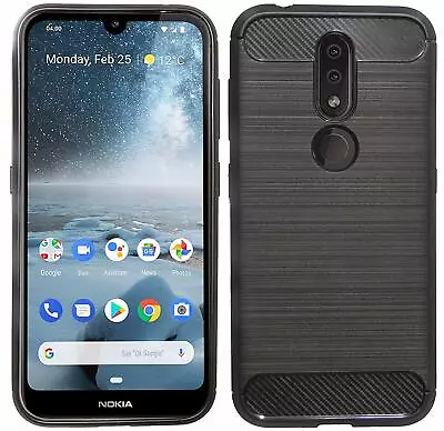 $12.31 • Buy TPU Silicone Cover Case Cover Bag Bumper Case Black Carbon