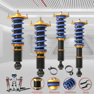 Front & Rear Adj Coilovers Struts For Mazda 90-97 99-05 Miata 2D NA6 NA8 NB1 NB2 • $201.95