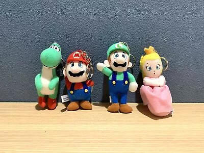 [4SET] Super Mario World  Key Chain Galson Nintendo Plush Doll From Japan • $124.26