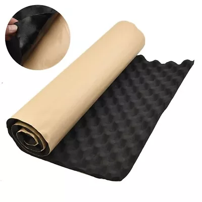 Sound Deadener Noise Insulation Acoustic Dampening Foam Pad Mat 100cmx50cm Parts • $24.61