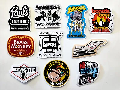 Beastie Boy Vinyl Sticker Lot (10 Pack) Punk Hip Hop Rap Run Dmc Public Enemy • $12.99