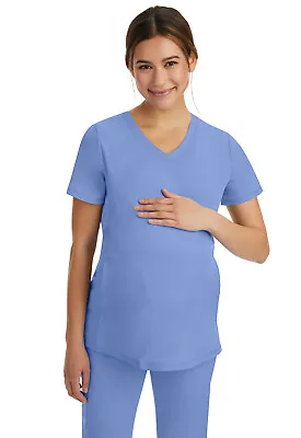 Healing Hands Scrubs HH Works Mila Maternity Top 2510 CEIL Ceil Free Shipping • $36.99