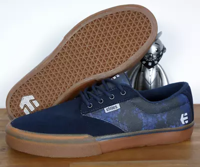 Etnies Skateboard Footwear Skate Shoes Shoes Jameson Vulc Navy Gum Suede 9/42 • $61.11