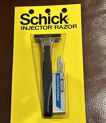 Schick Injector Razor Single Edge Platinum Blades New Sealed Vintage Old Stock W • $43.95