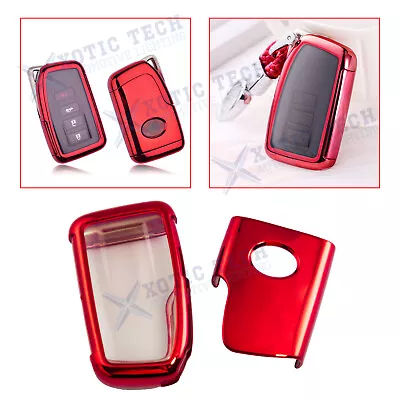 Red TPU Key Fob Cover W/ Button Cover Panel For Lexus IS ES GS RC NX RX LX Key • $12.70