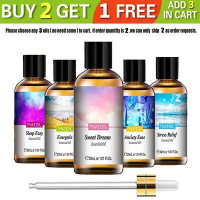 $13.99 • Buy 30 ML Essential Oils -Therapeutic Grade Oil-for Aromatherapy,Humidifier Diffuser