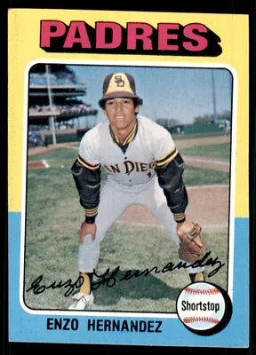 1975 Topps Enzo Hernandez San Diego Padres #84 • $1