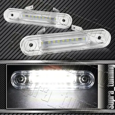 For Mercedes-Benz W124 W201 W202 C/E-Class License Plate Lights White 18-SMD LED • $17.16