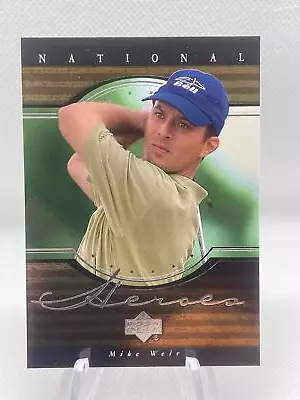 2001 Upper Deck Golf Heroes Mike Weir #NH5 Excellent • $1.89