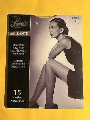 LEVANTE Finest Quality PANTYHOSE “Brillante” Size Large Colour Crème Gloss • $14.50