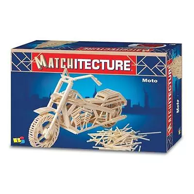 £21.99 • Buy Matchitecture Motorcycle Matchstick Model Kit MM6649