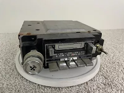 Vintage Delco Chevy GM FM/AM Cassette Tape Stereo Car Radio 8  Black Not Tested • $75