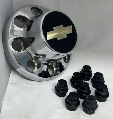 $35 • Buy 1988-2000 Chevy SILVERADO 3500 1-ton Dually REAR Wheel CHROME Center Hub Cap