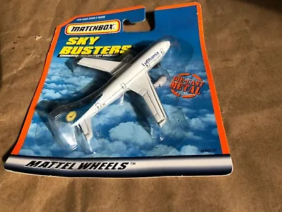 2000 LUFTHANSA DIE-CAST MATCHBOX  SKY BUSTERS A300 Airbus MATTEL WHEELS MOC • $7.99