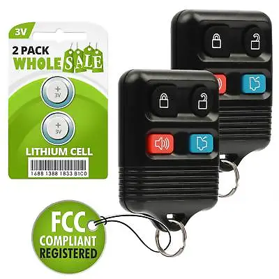 2 Replacement For 2005 2006 2007 2008 2009 2010 Ford Mustang Key Fob Remote • $6.95
