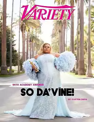 Variety Magazine March 13 2024 Da'Vine Joy Randolph 96th Oscar Awards • $13.99