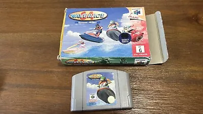 Wave Race 64 - Nintendo 64 - Box And Cart Only - Tested Working - Free Shipping • $50