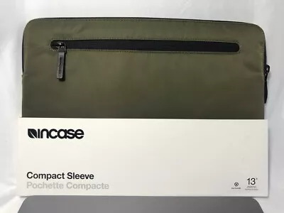 Incase Compact Laptop Sleeve W Faux-fur 13  MacBook Pro FOREST GREEN • $29.50