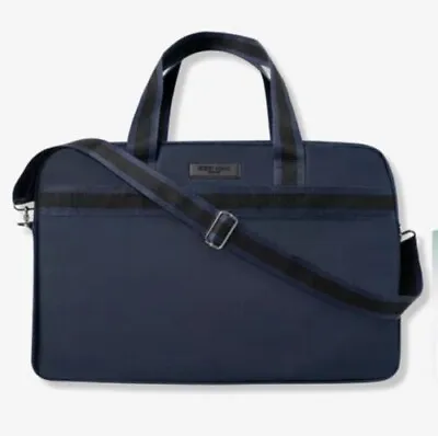 GIORGIO ARMANI  Navy Blue Weekender Duffle Bag Travel New In Dust Bag • $19.99