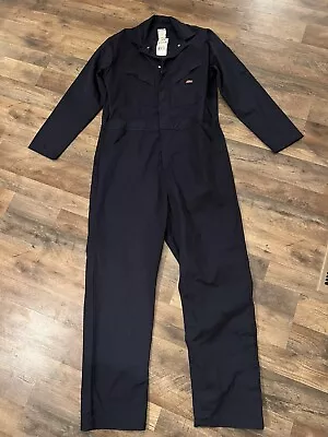 Dickies Men's Long Sleeve Zip-Front Jumpsuit One-Piece Work Coveralls Large Tall • $29.99