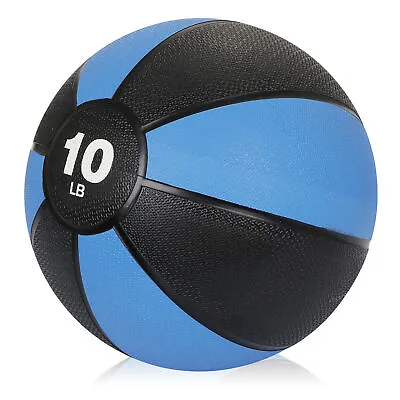 Sport Gym Medicine Exercise Ball Fitness Weighted Durable Rubber Muscle Driver • $25.58