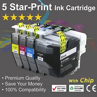 4x LC 3319XL Ink Cartridges For Brother MFC J5330DW J5730DW J6530DW J6930DW • $24.89