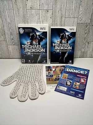 Michael Jackson The Experience Special Edition Nintendo Wi Complete W/ Glove CIB • $26.96