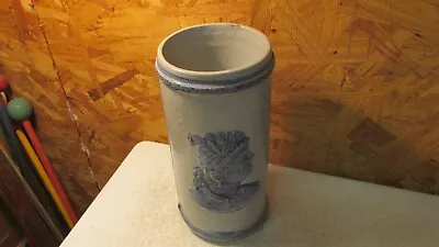 Antique Chief Sleepy Eye & Cat Tails Stoneware Vase • $79